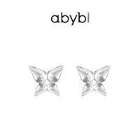 ABYBCHARMING 铜合金玻璃耳饰 耳畔耳钉气质简约轻奢时尚百搭耳钉