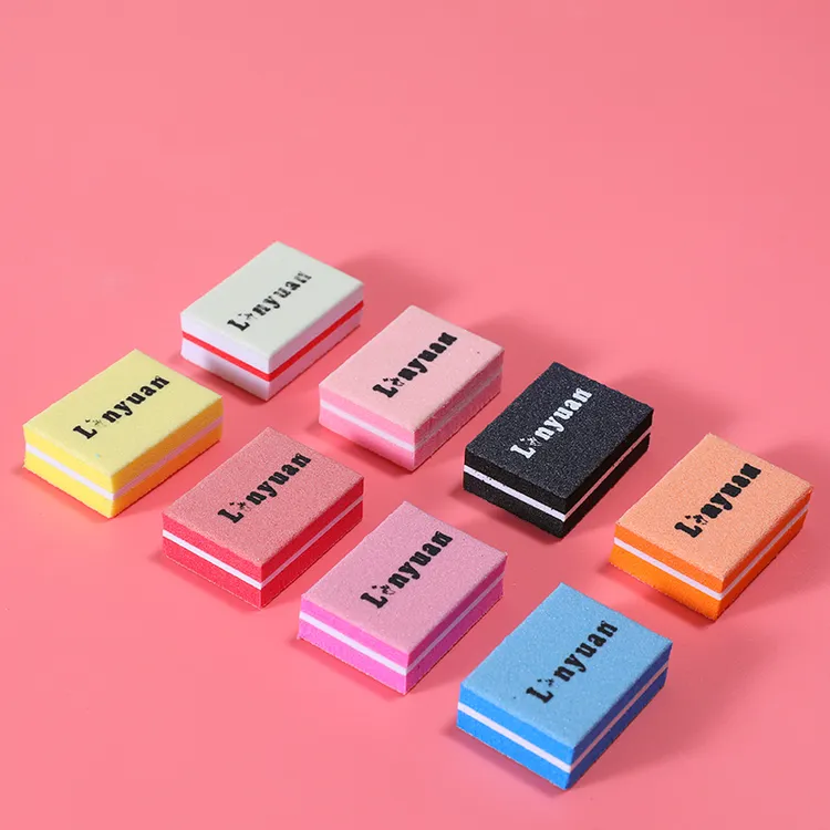 厂家直供迷你夹心小豆腐块指甲锉浴足文玩工艺品五金配件打磨抛光