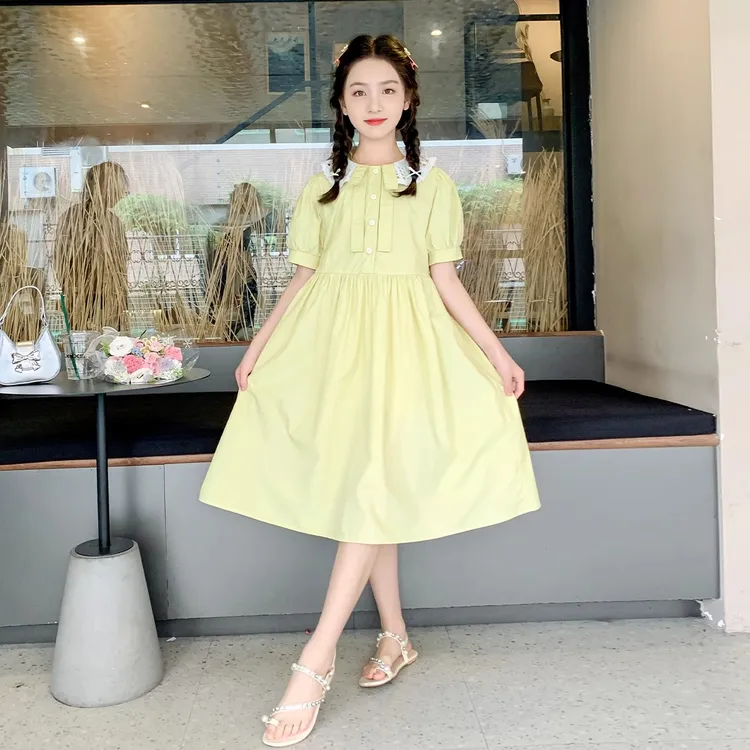 女童连衣裙夏装2025新款儿童洋气网红夏款公主裙女孩夏季清新裙子