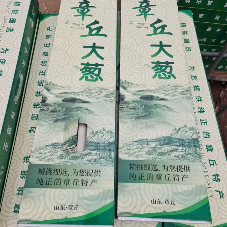章丘大葱正宗高白脆山东特级特产精品新鲜礼盒9斤(8-10棵)