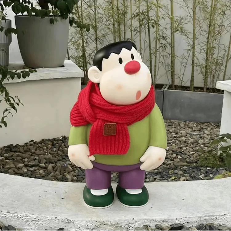 （专供）45CM 23CM胖虎手办桌面摆件办公桌家居饰品玄关客厅潮玩