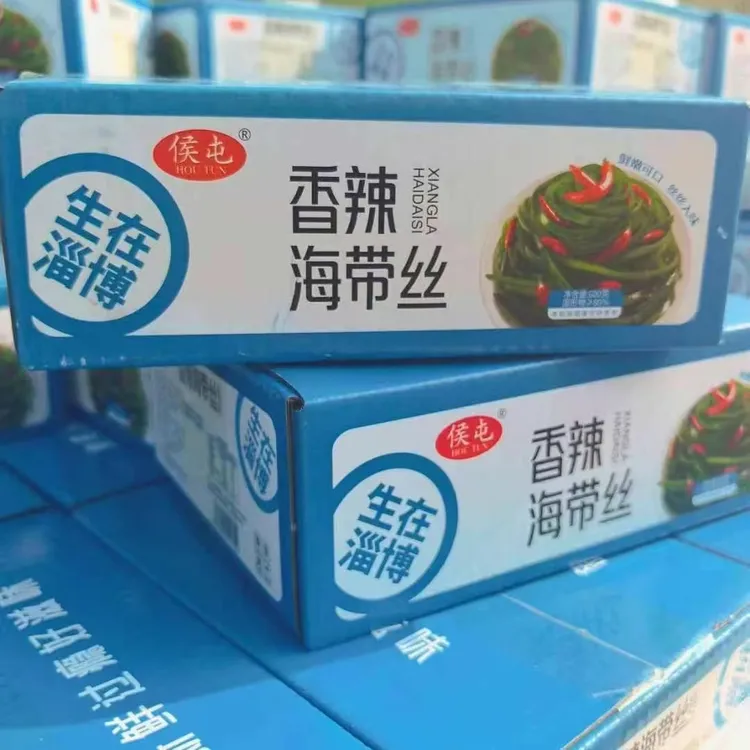 【新疆包邮】侯屯海带丝香辣600g即食下饭菜鲜香美味20包独立装零食