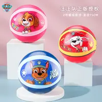 正品汪汪队2号酷炫篮球亲子户外运动0-3岁pvc玩具球儿童篮球皮球