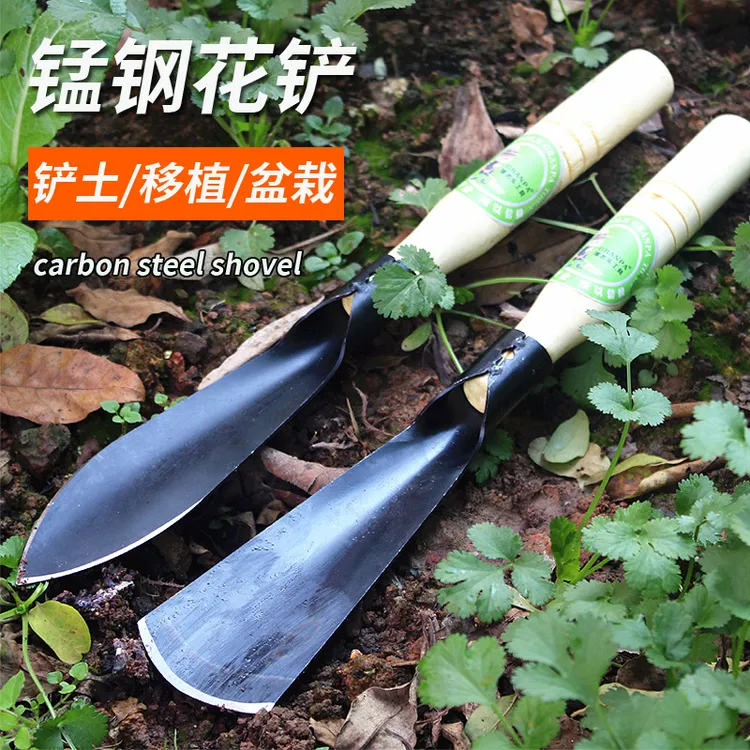小铲子园林艺挖野菜铁铲大蒜种花养花工具赶海家农用种菜工具多肉