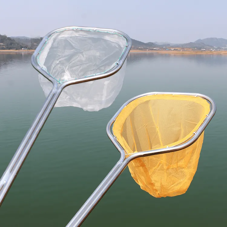 耐用超硬不锈钢抄网全套结实大物渔具抄鱼捕鱼渔网大号捞鱼网兜