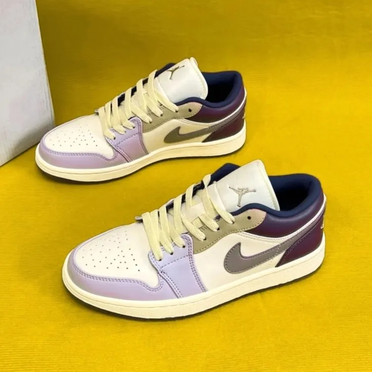 AIR JORDAN 1 LOW Aj1粉紫色复活节彩蛋情侣休闲板鞋低帮男女正品