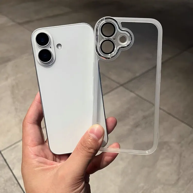 简约适用苹果16promax手机壳透明11高级15全包防摔iPhone13/14/12