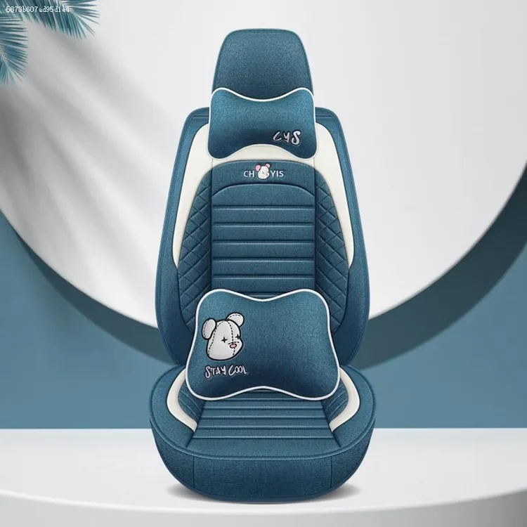 山东临工挖掘机座套lg600 665 685 6210亚麻挖机坐垫四季通用全包