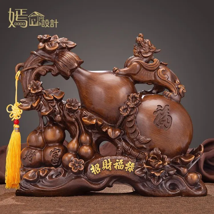 貔貅葫芦摆件大号进门电视柜酒柜装饰品新家乔迁礼物