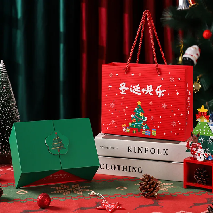 圣诞节惊喜弹跳盒子平安夜创意礼物折叠新款爆炸弹跳红包礼盒新年