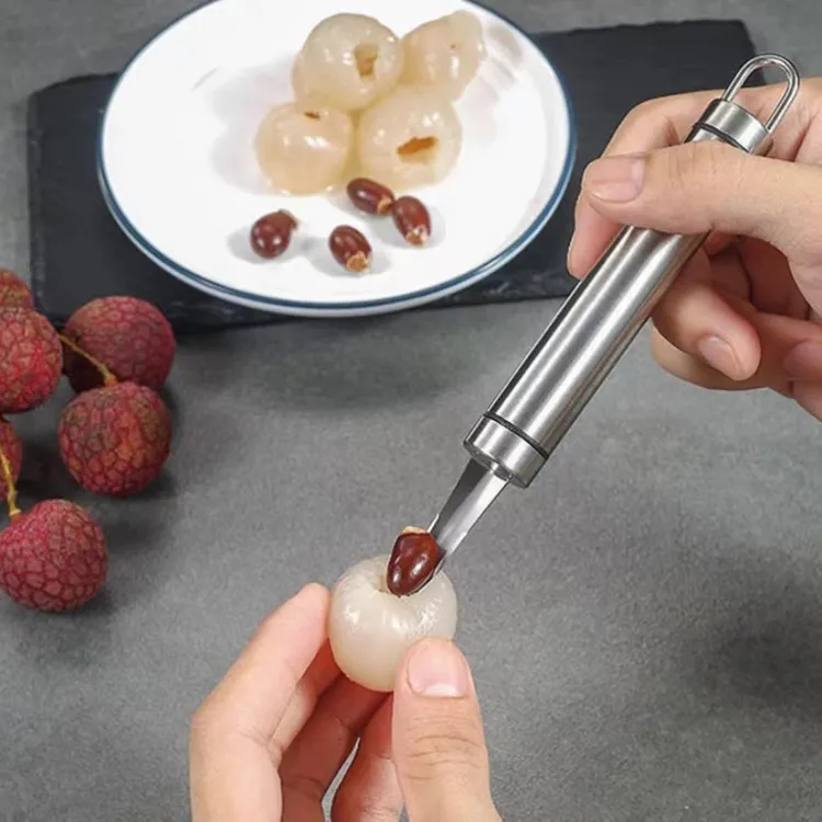 不锈钢龙眼去核器取肉挖肉器荔枝剥壳工具