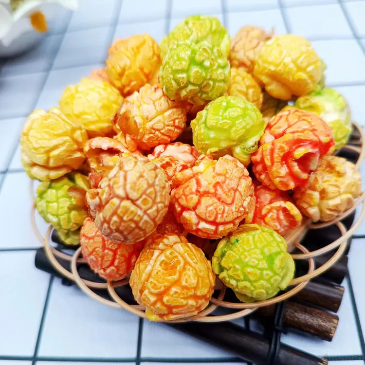 开小差彩虹爆米花即食球形膨化食品小吃零食笋0g