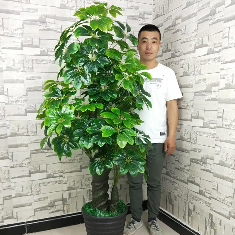 发财树仿真植物盆栽绿植塑料假树大型客厅落地假盆景装饰室内花