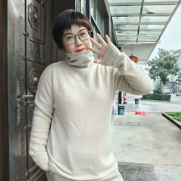 （帛贸羊绒）女士纯山羊绒孤品好货三件
