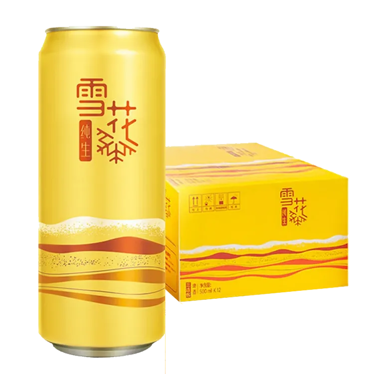 雪花啤酒（SNOW）10度 纯生（概念系列）500ml*12听整箱