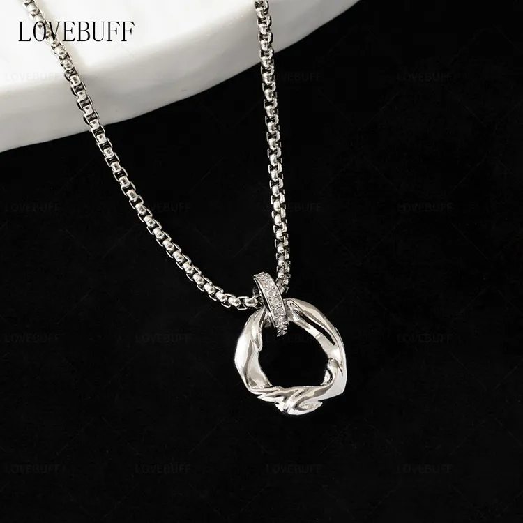 lovebuff游戏同人周边游戏人物圆环七夕卡吊坠项链纵我沉沦饰品