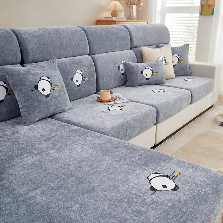 通用沙发套罩雪尼尔新款高级感简约现代沙发全盖布防滑防猫沙发笠