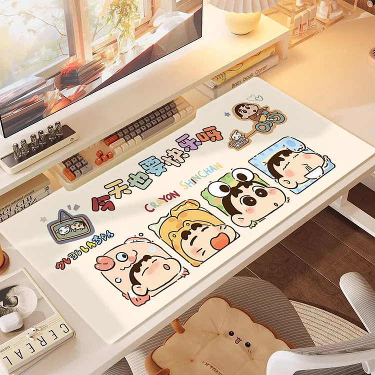 公主请开心上班超大号办公桌垫鼠标垫子女生高颜值宿舍电脑垫家用