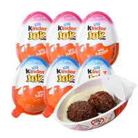 进口健达出奇蛋奇趣蛋玩具蛋牛奶巧克力半边儿童零食男孩女孩版