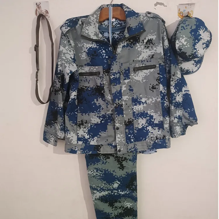 男女军训服套装，上衣裤子短袖帽子腰带，高中生，大学生军训服