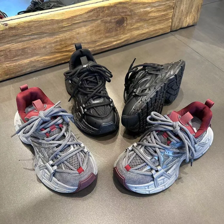 港风显脚小厚底老爹鞋女春秋百搭炸街超火2025新款爆款休闲运动鞋