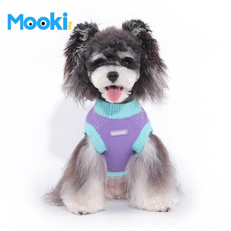 mookipet猫咪狗狗毛衣背心保暖洋气约克夏小型犬宠物服装