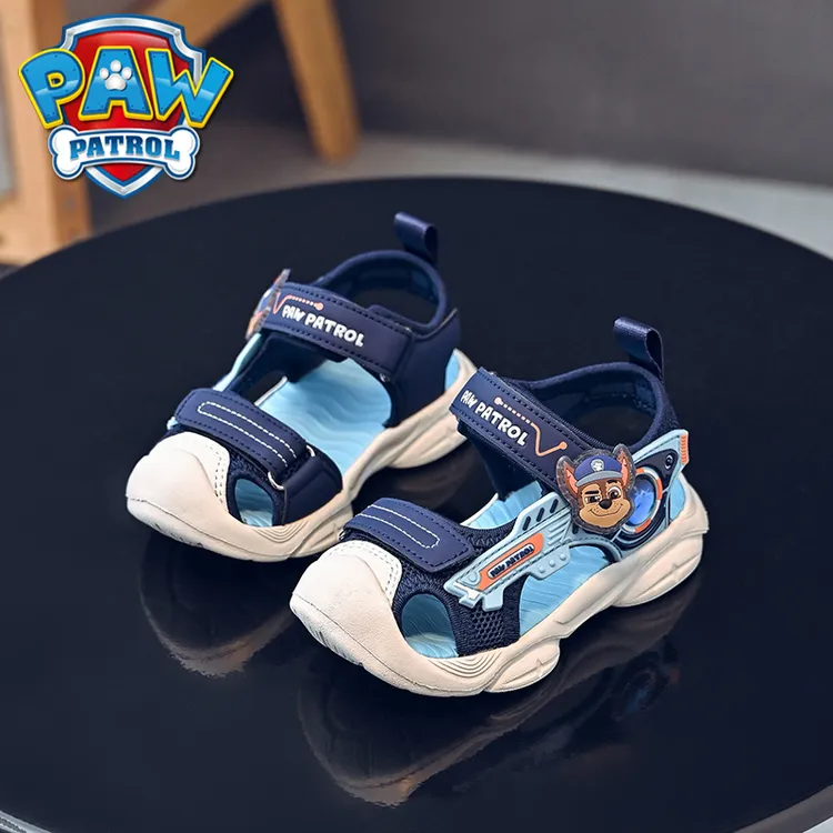 汪汪队儿童鞋子宝宝男童凉鞋夏季2024新款运动包头防撞软底沙滩鞋