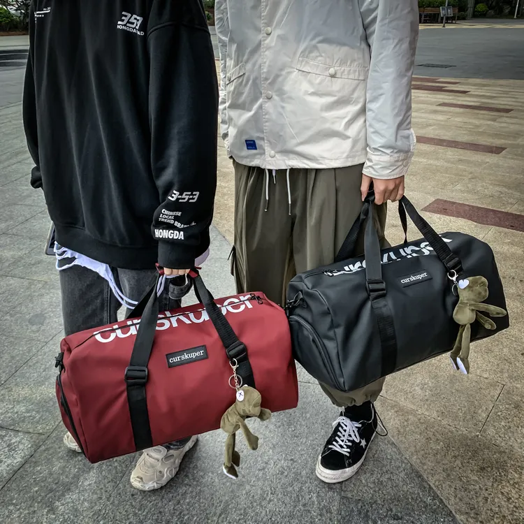 运动健身包干湿分离游泳包男手提短途旅行包女大容量行李包收纳袋