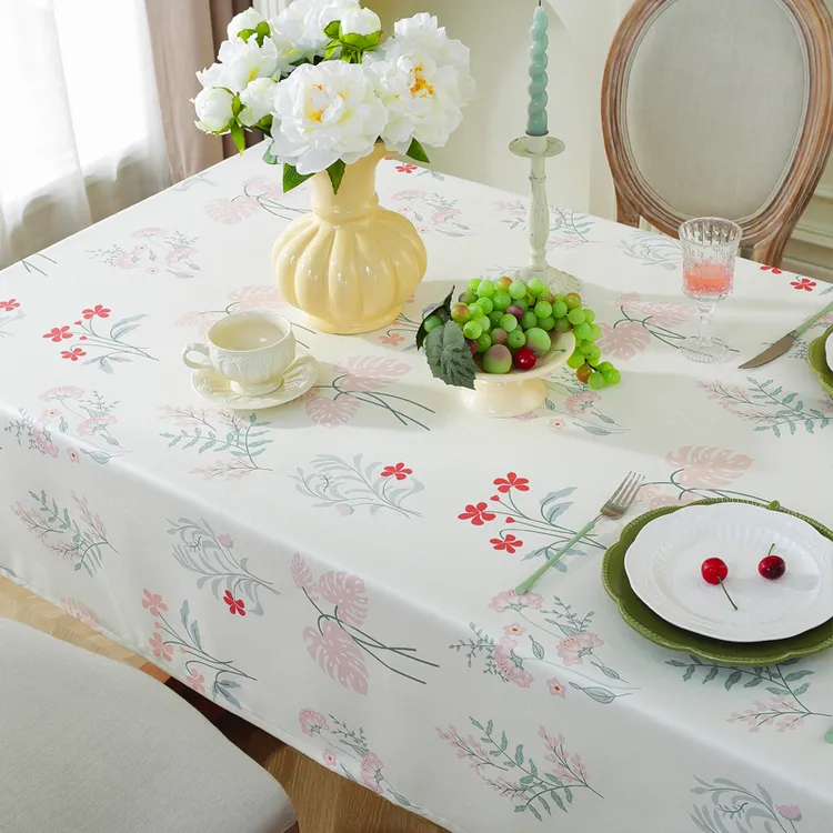 桌布防水防油免洗 茶几布长方形家用小清新