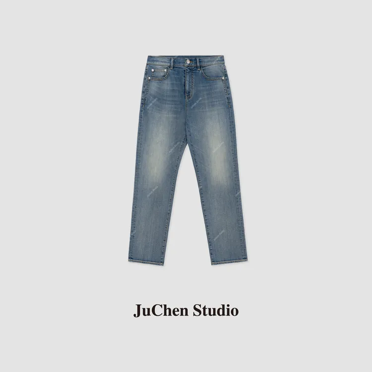 “长腿秘诀”重水洗穿出筷子腿塑形舒适显瘦牛仔裤DW2420271-894