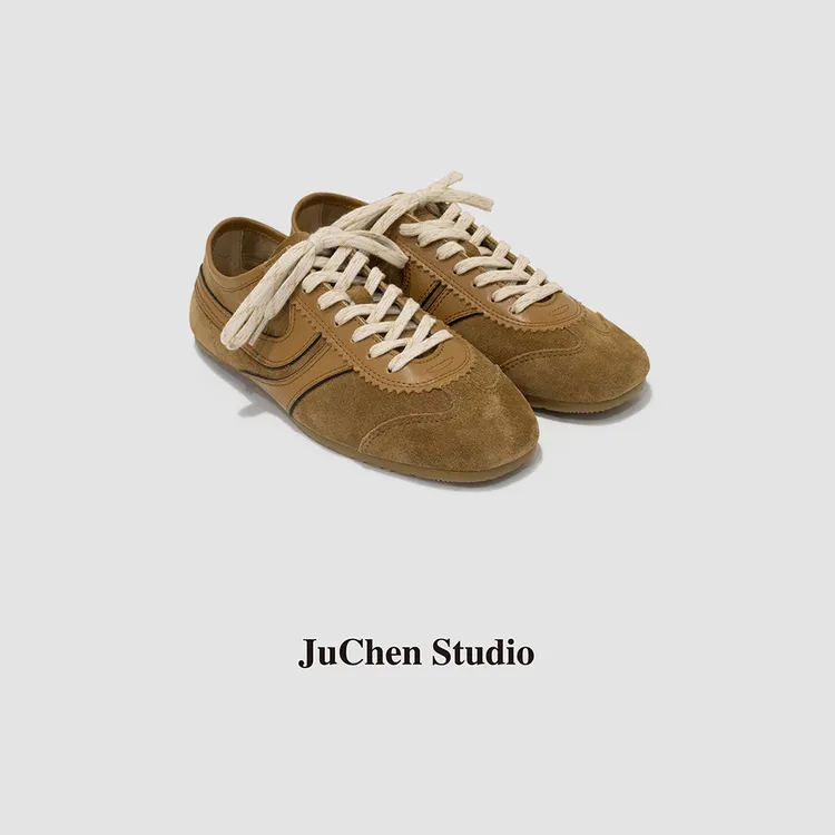 春夏复古拼接小牛皮dvn薄地阿甘鞋德训鞋运动鞋 XZ0045-32