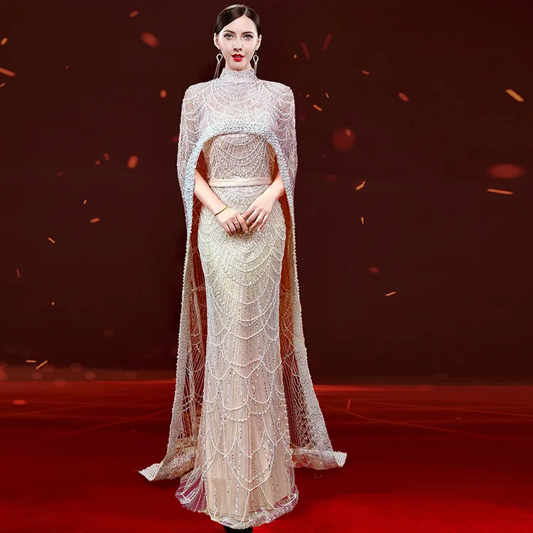 9368高端订制明星同款中式修身显瘦显气质两件套蕾丝订婚礼服女