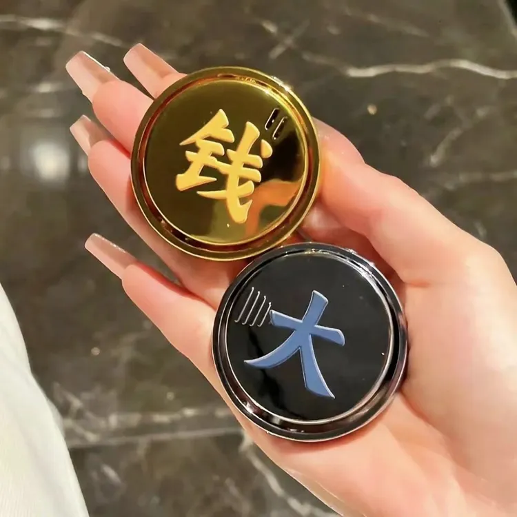 转大钱打火机指尖陀螺解压玩具搞怪金钱陀螺送男友礼物送老公