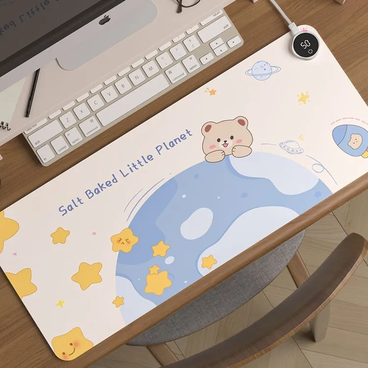 办公室加热鼠标垫暖桌垫冬季加热垫暖手桌垫恒温发热鼠标垫可爱