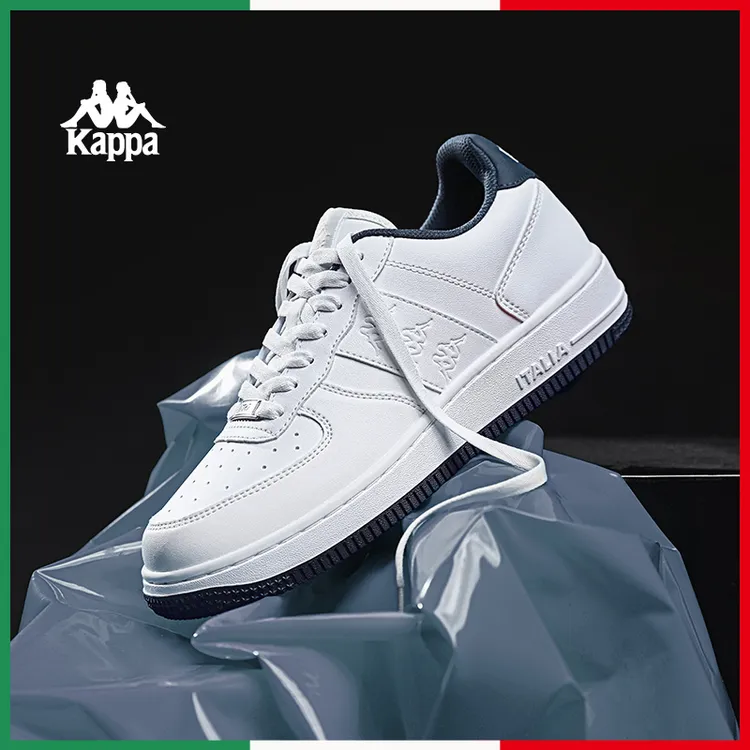 Kappa卡帕秋季休闲板鞋男潮流低帮运动鞋百搭小白鞋子K0EY5CC06CJ