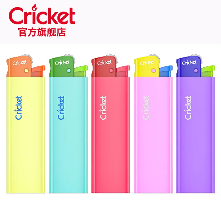 Cricket草蜢防爆进口个性滑轮一次性砂轮打火机创意定制订做印字