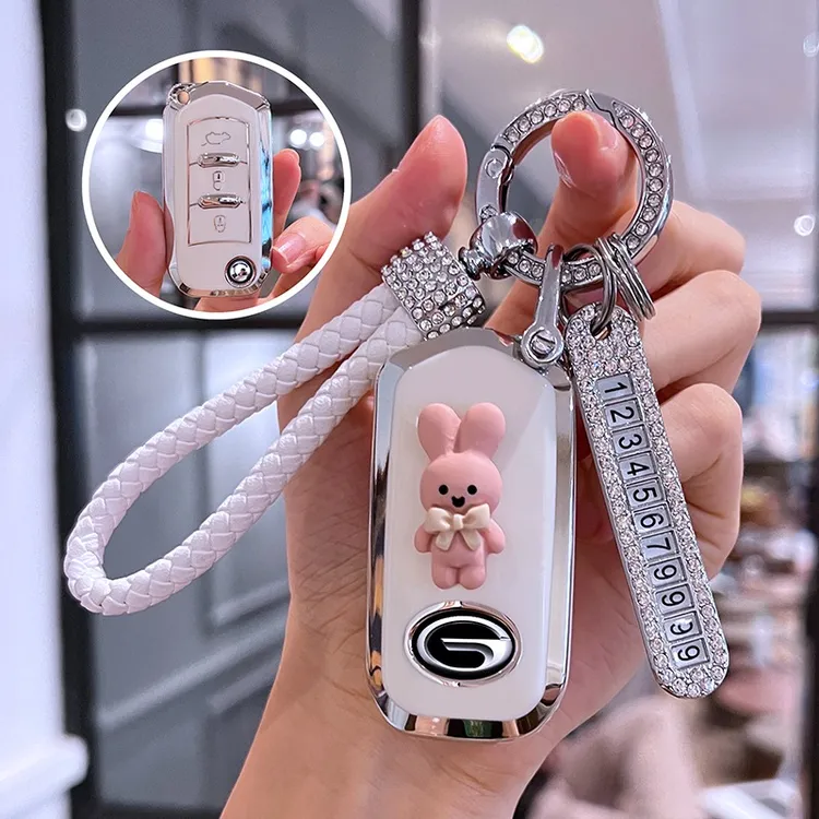 广汽传祺gs4钥匙套2021传奇gs3专用gs5包ga4壳22款m6汽车m8ga6女