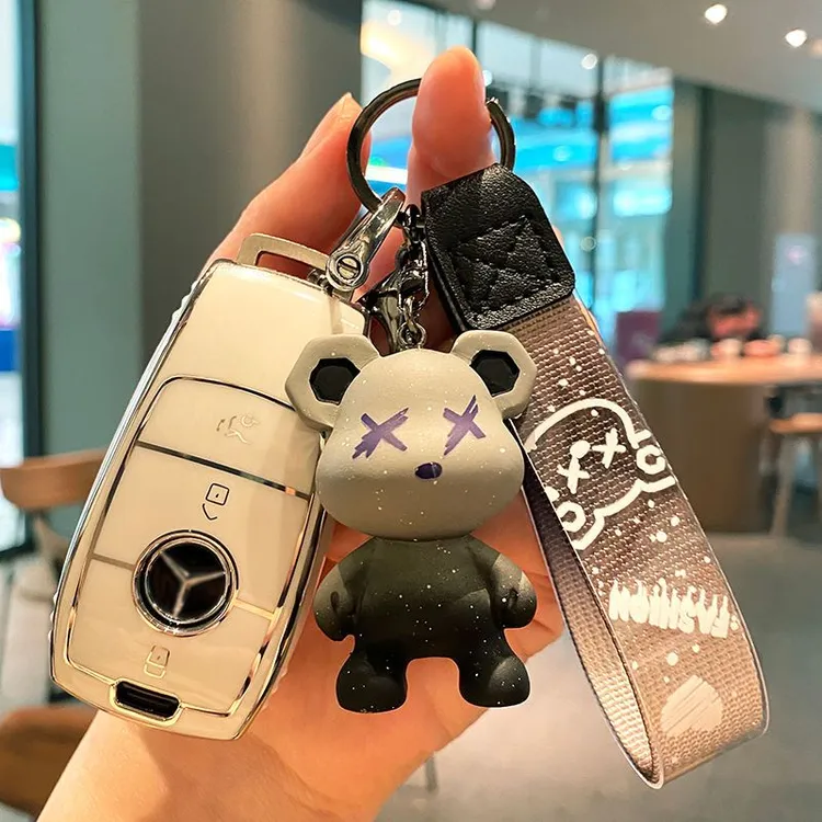 新奔驰c260l钥匙套e 300l扣a 200l高档c 车glc级gla壳glb gle女士