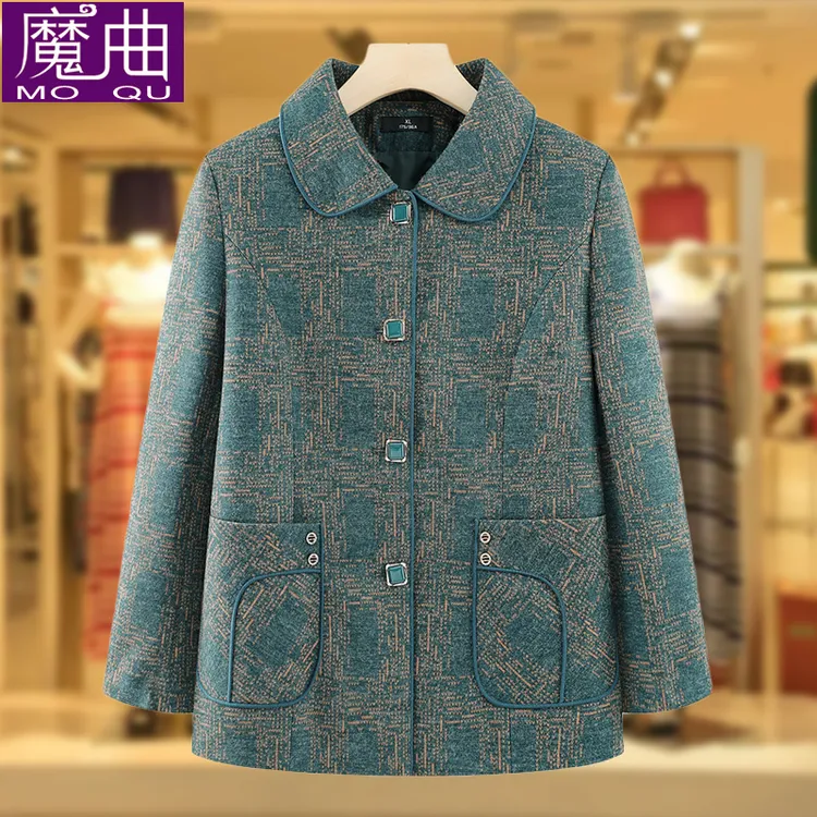 奶奶中老年女装60岁70洋气妈妈装老太太春秋上衣老人衣服妈妈装