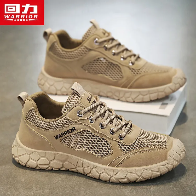 回力2025新款透气飞织网面男士鞋散步鞋舒适不闷脚轻便防滑休闲鞋