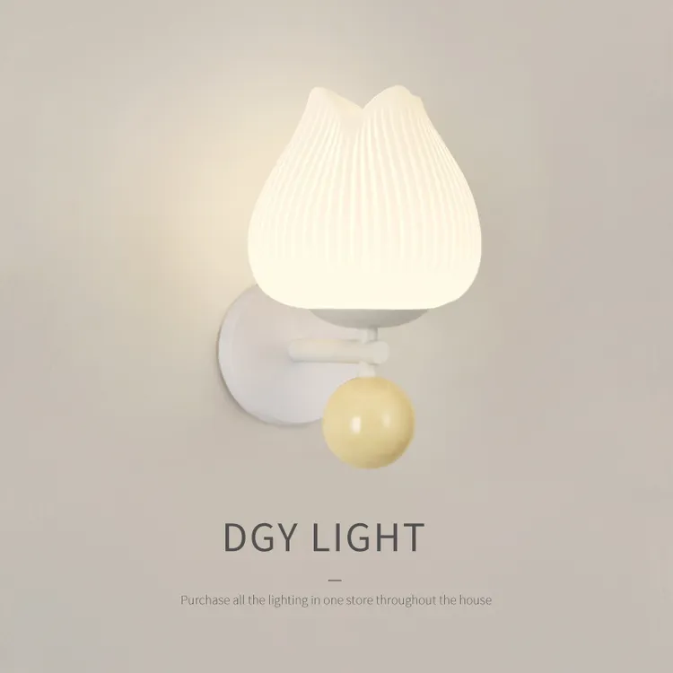 大观园卧室壁灯奶油风床头灯儿童房背景墙氛围灯装饰南瓜灯具I271