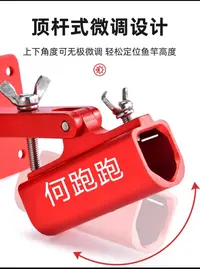 前置炮台高锁中锁报警器高锁（大物钓箱支架配件）