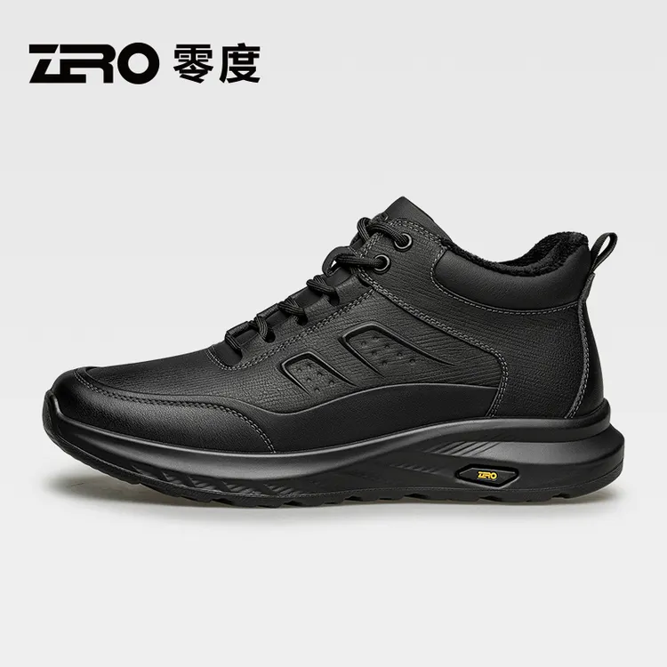 ZRO零度【舒适暖行户外】休闲保暖秋冬男靴子加绒高帮百搭潮鞋9218