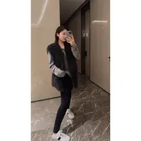 OSENSO“松紧筷子腿”秋冬外穿百搭弹力加绒显瘦小脚打底裤KZ230994