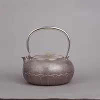 足银银制品 MZH329【简华池银壶】足银990银壶460g±5g