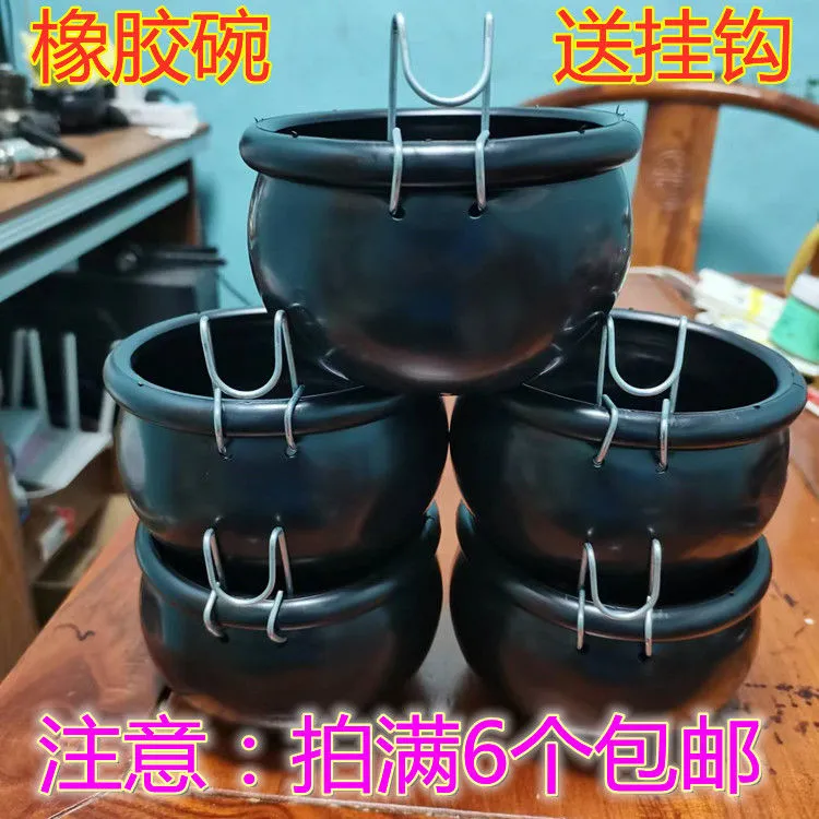 橡胶软胶碗料槽斗鸡专用食槽水槽喂食器喂水器