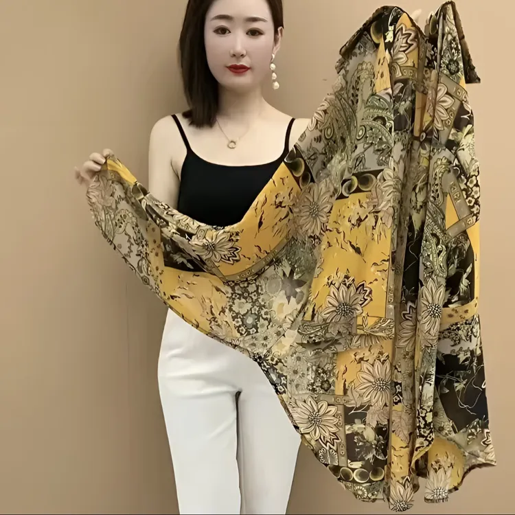 百搭时尚洋气宽松大码衬衫妈妈装七分袖外套广东普宁上衣女上衣