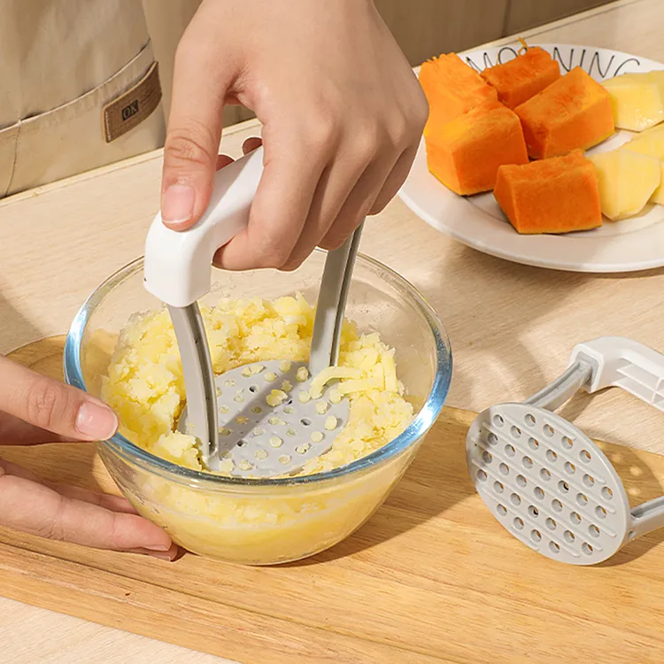 厨房土泥豆压泥器宝宝婴儿辅食捣泥器压土豆泥神器水果按泥器家用