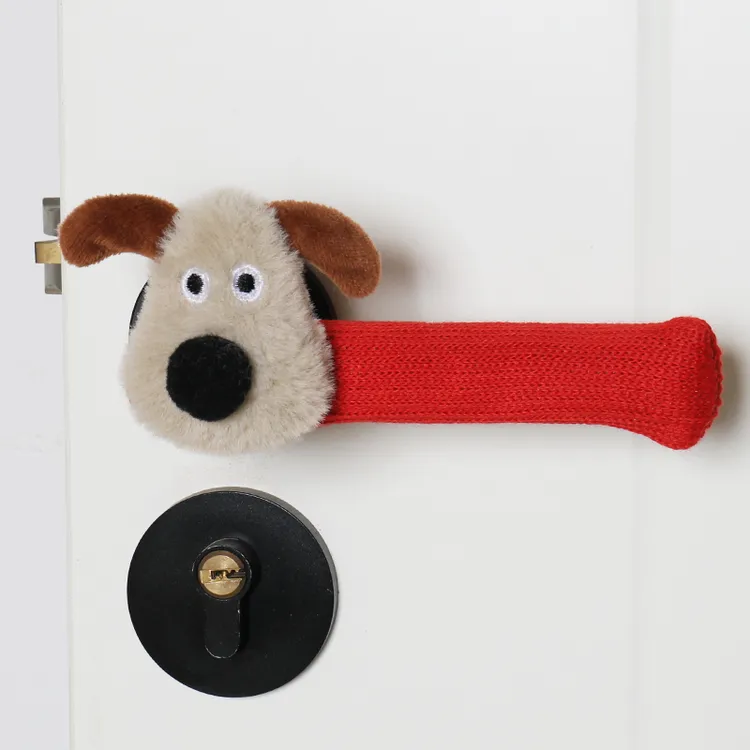 门把手保护套家用卧室门拉手装饰冬天保暖新年新家可爱门把手护套