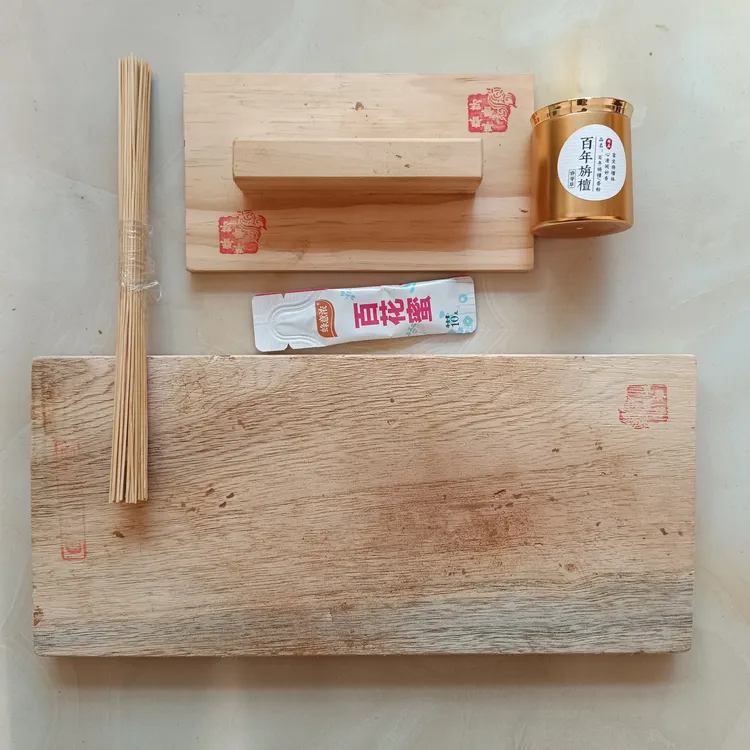 手工制香 竹签工具 搓香底板 搓香板 竹签60根 蜂蜜 香粉